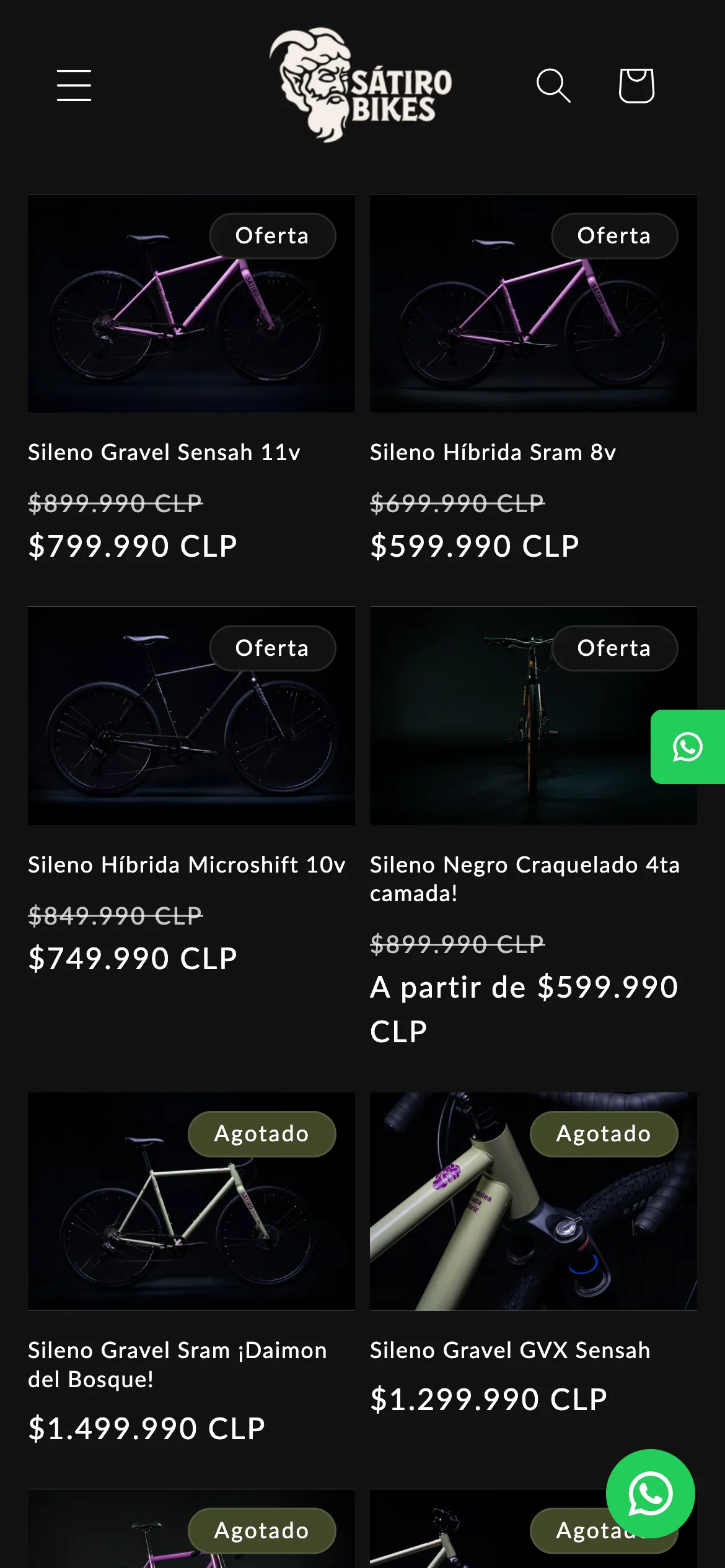 Satiro Bikes Mockup